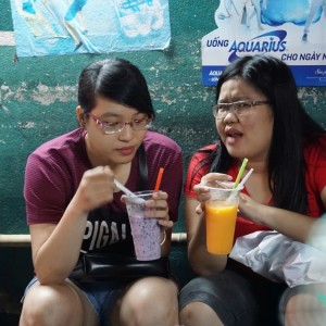 Owocowe smoothies w Sajgonie